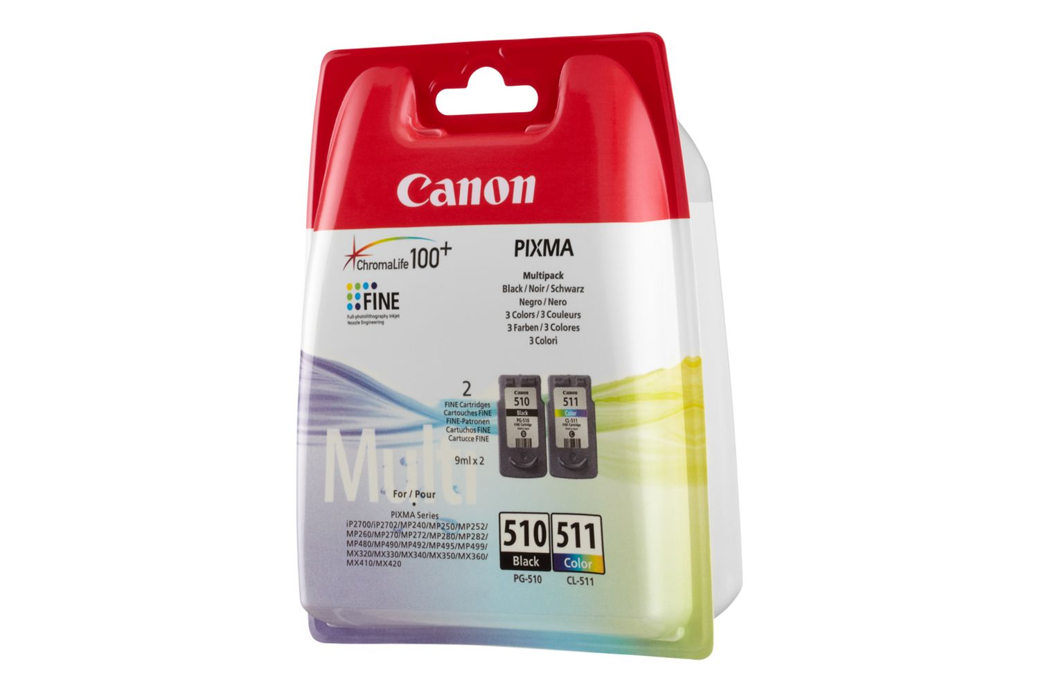 Confezione Multipla Di Cartucce D'inchiostro Canon PG-540L X2/CL-541XL