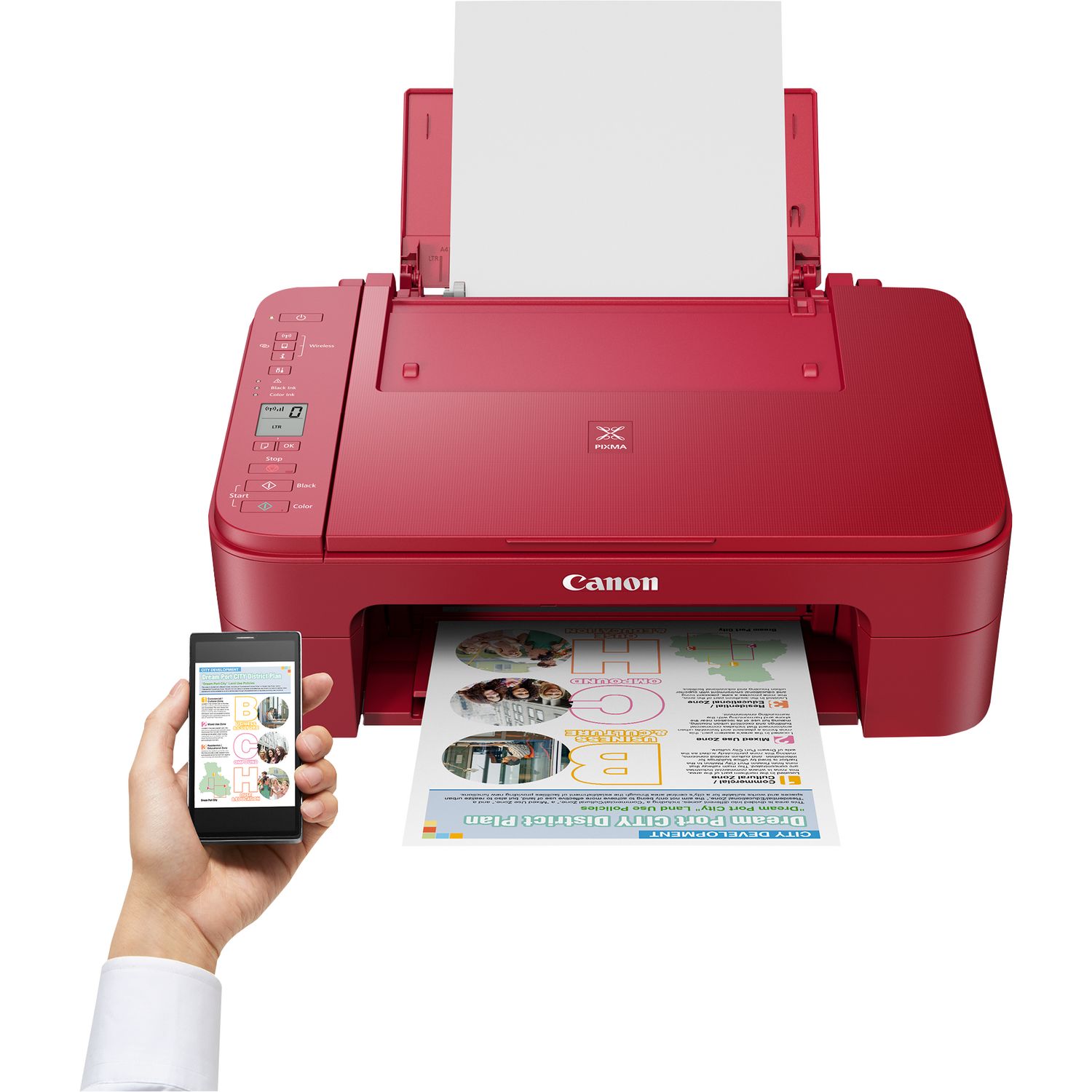 Buy Canon PIXMA TS3352 Inkjet Printer, Red — Canon Sweden Store