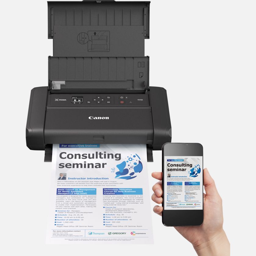 Buy Canon PIXMA TR150 Portable Inkjet Printer — Canon UK Store