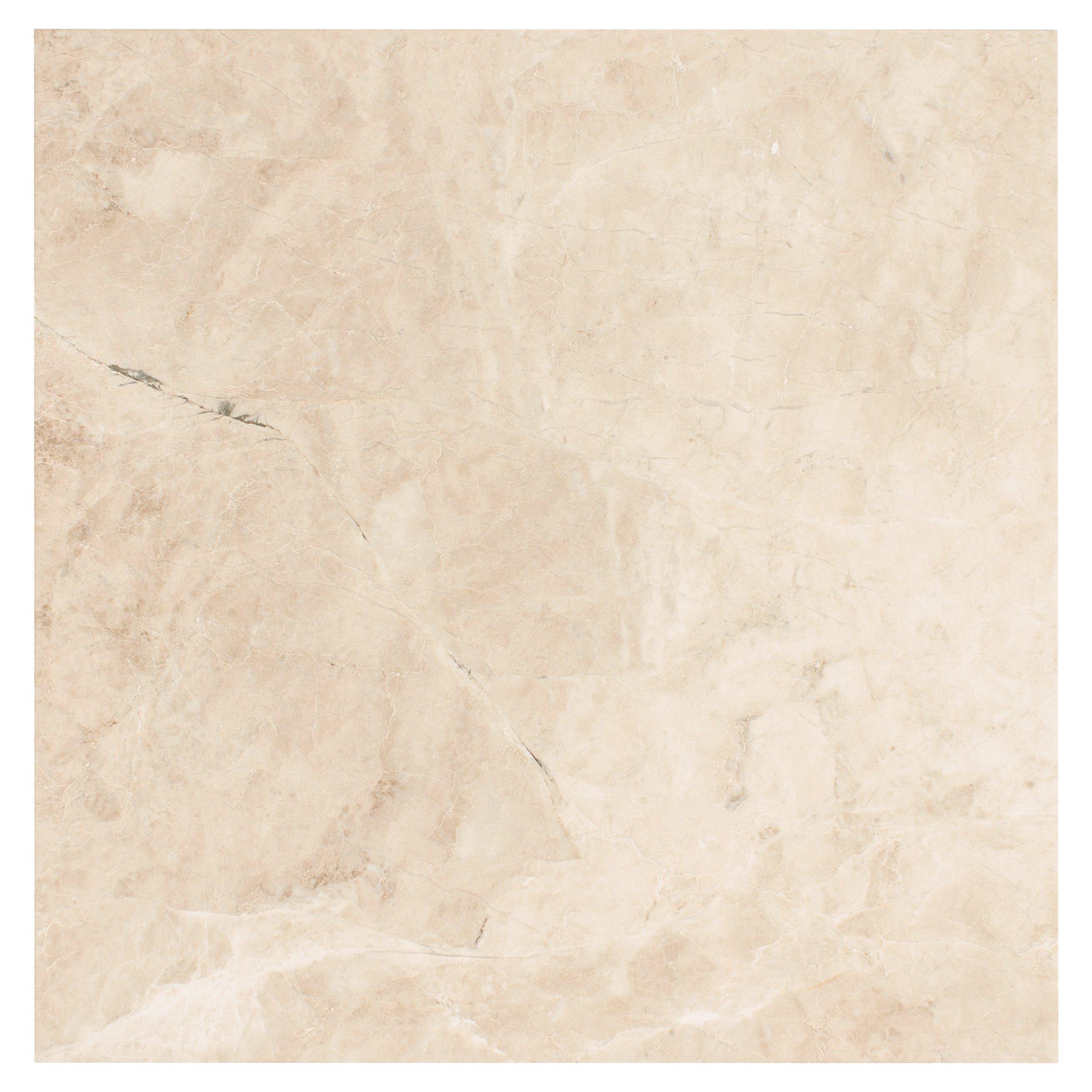Tuscany Cream Polished Marble Tile - 12 x 24 - 100136639 | Floor and Decor