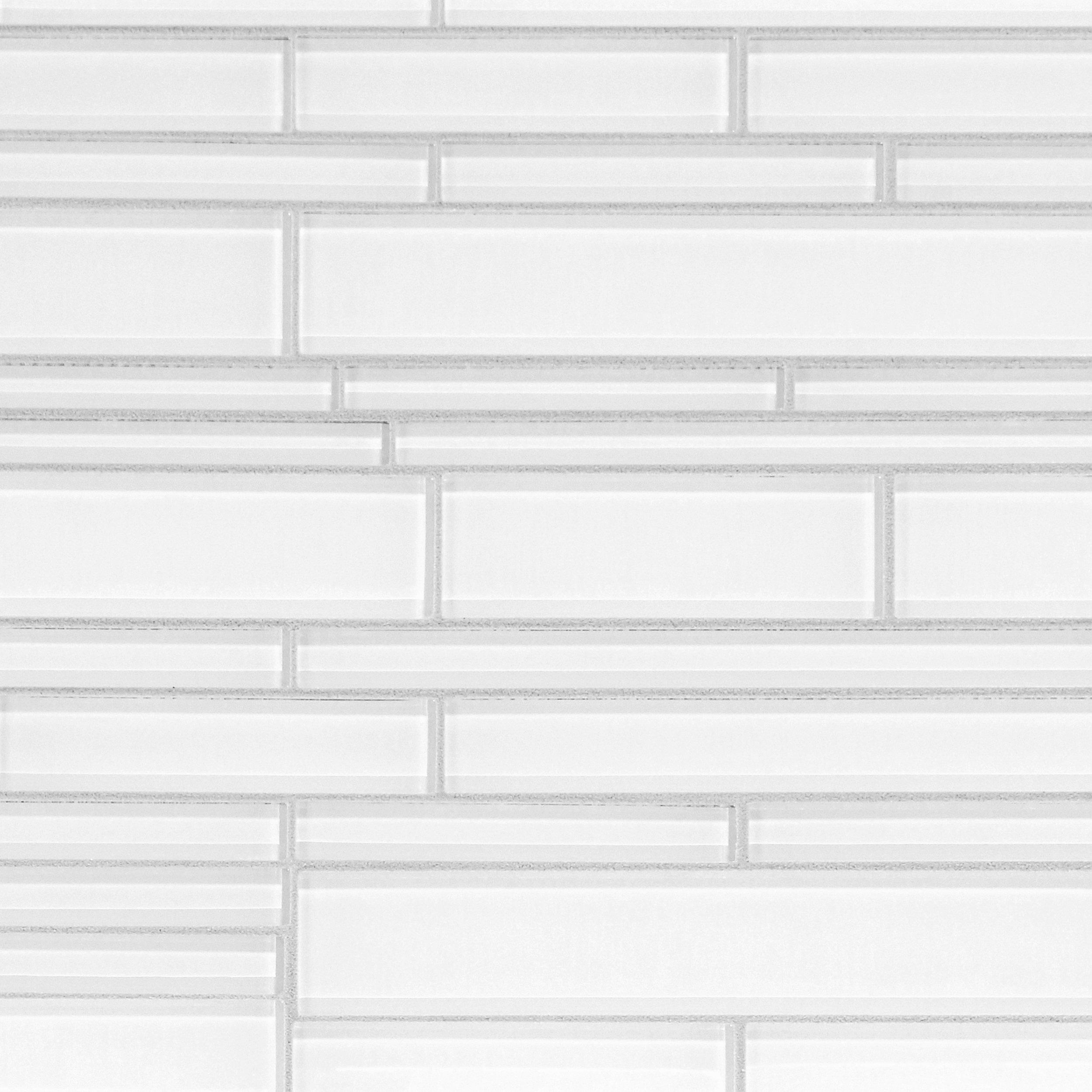 Cloud Linear Crystal Glass Mosaic 12 X 12 100032978 Floor