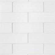 Crystal White Ice Glass Tile - 4 x 12 - 100088418 | Floor and Decor