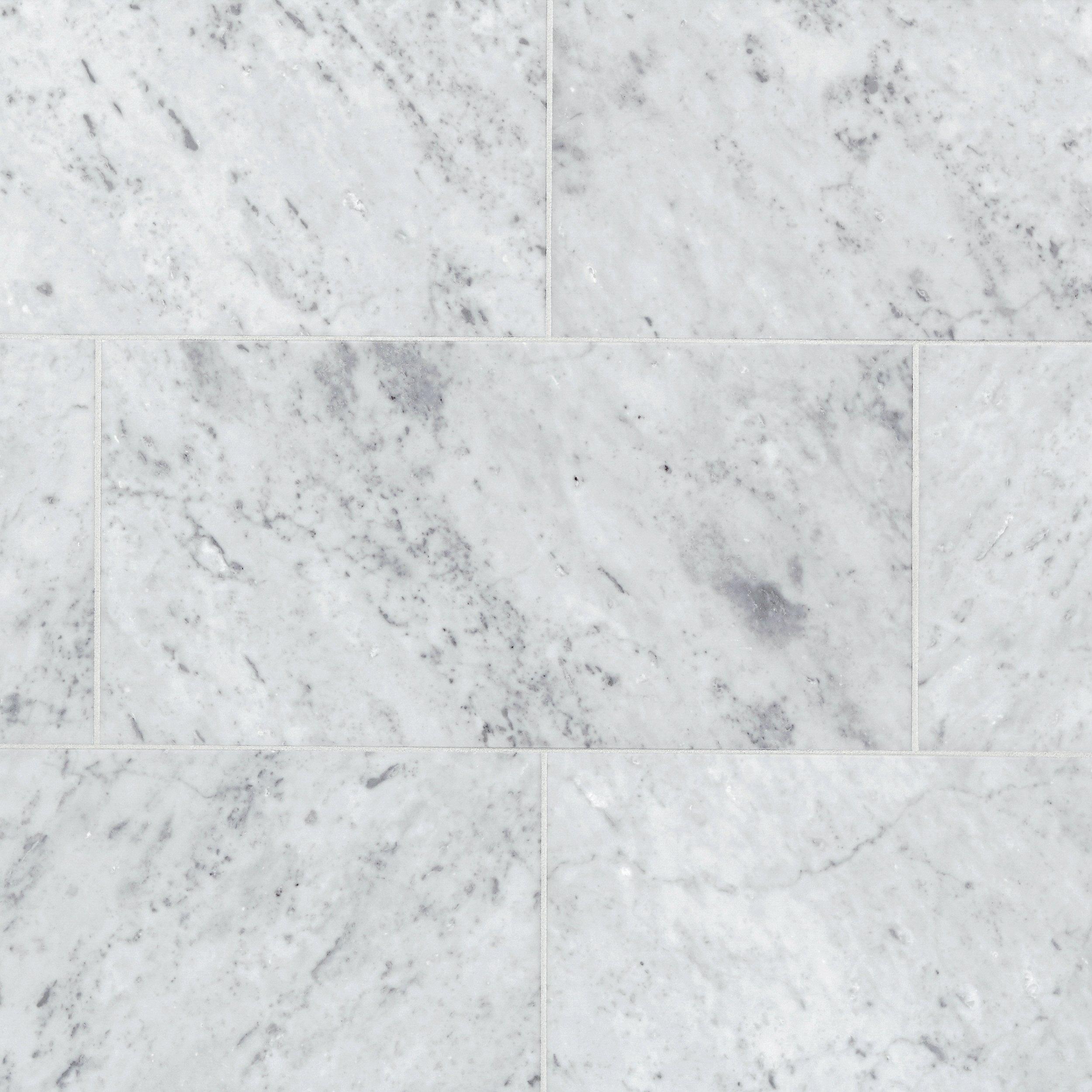 Ocean White Marble Tile - 12 X 24 - 100139351 | Floor And Decor