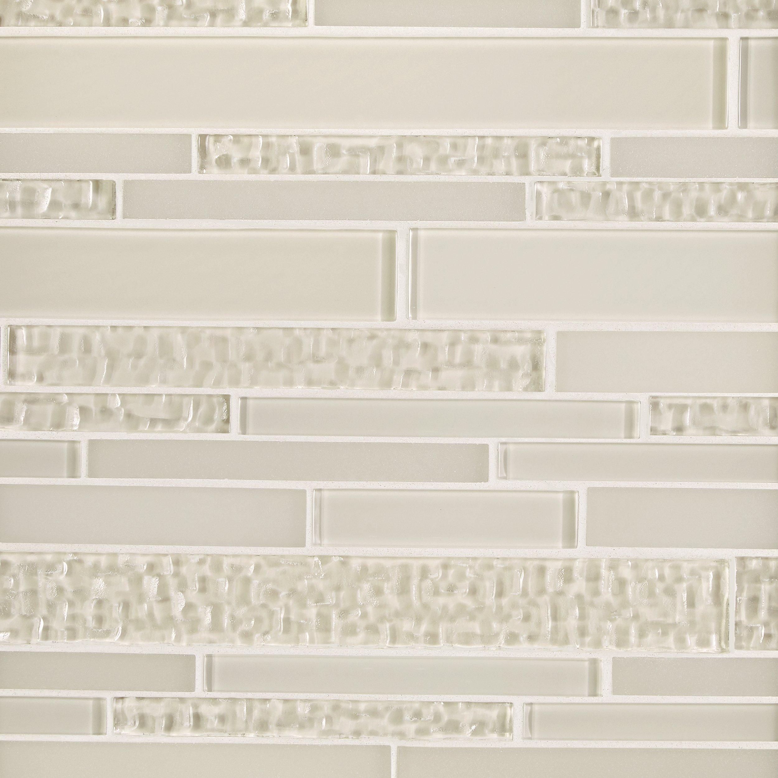 Cloud Linear Crystal Glass Mosaic 12 X 12 100032978 Floor