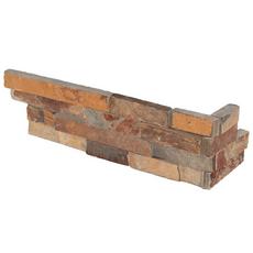 ledger slate panel splitface corner split face jura stone multi multicolor stacked stack decor rock floor ridge flooranddecor yukon sku