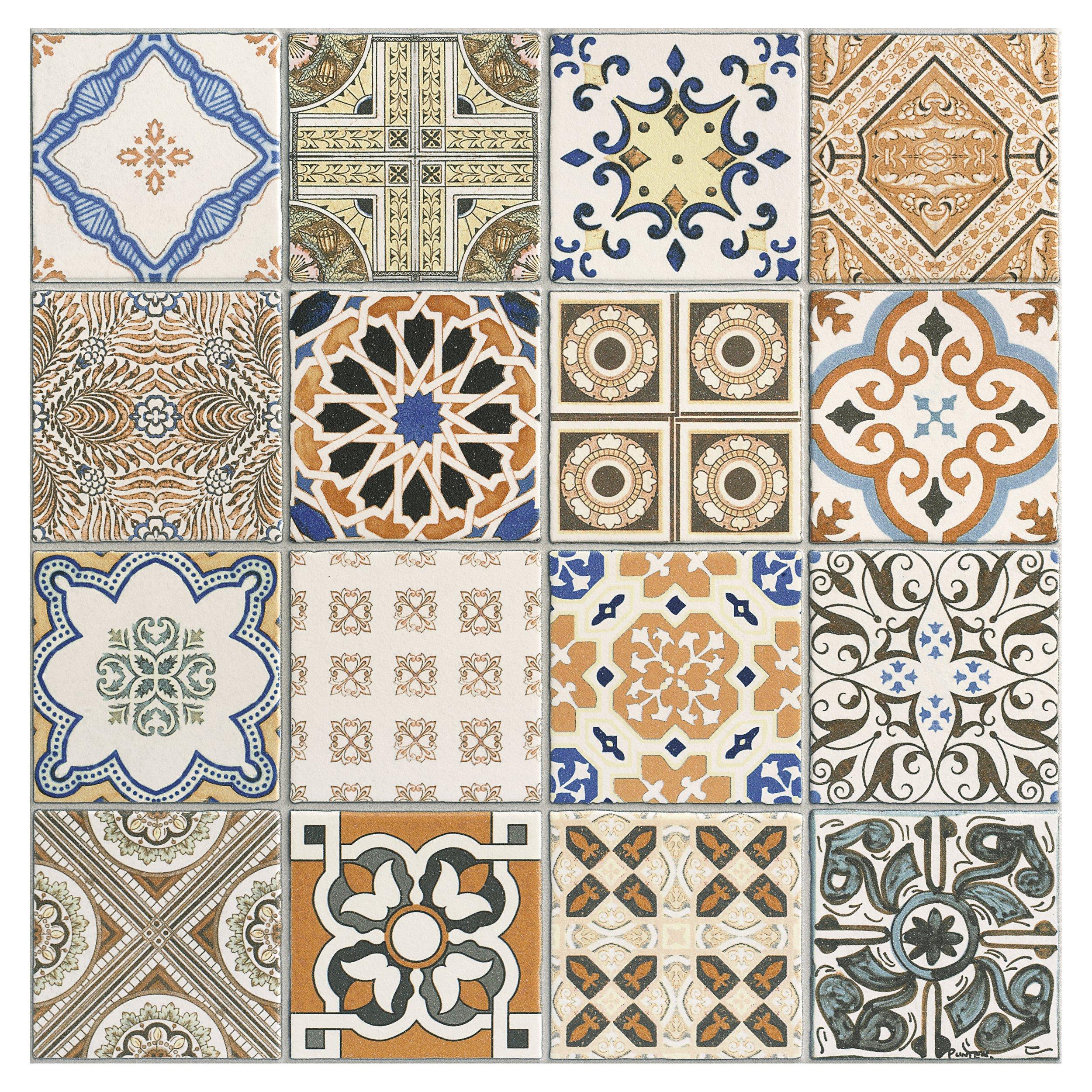 San Juan Decorative Porcelain Tile - 8 x 8 - 100286988 | Floor and Decor