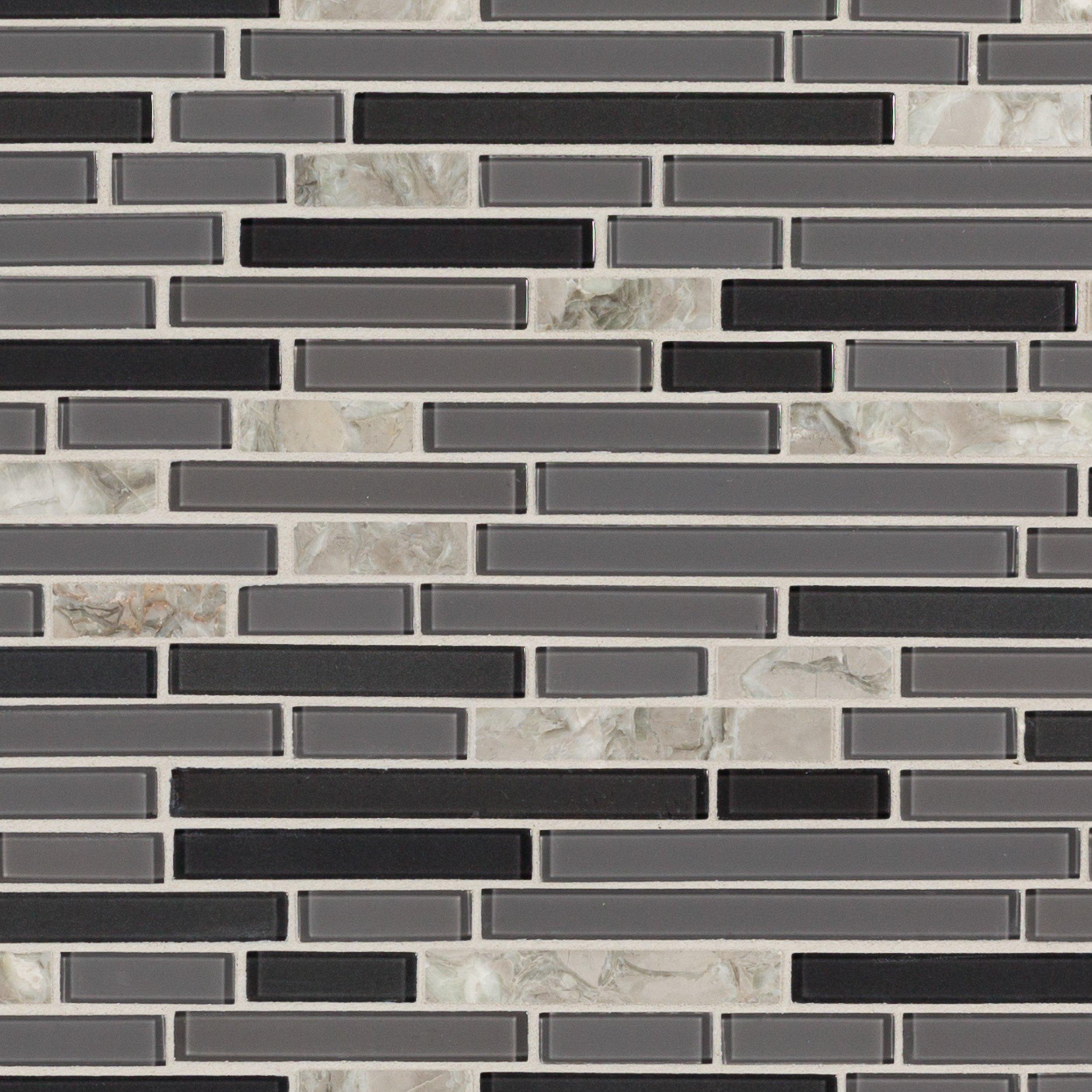 Chelsea Gray Glass Mosaic