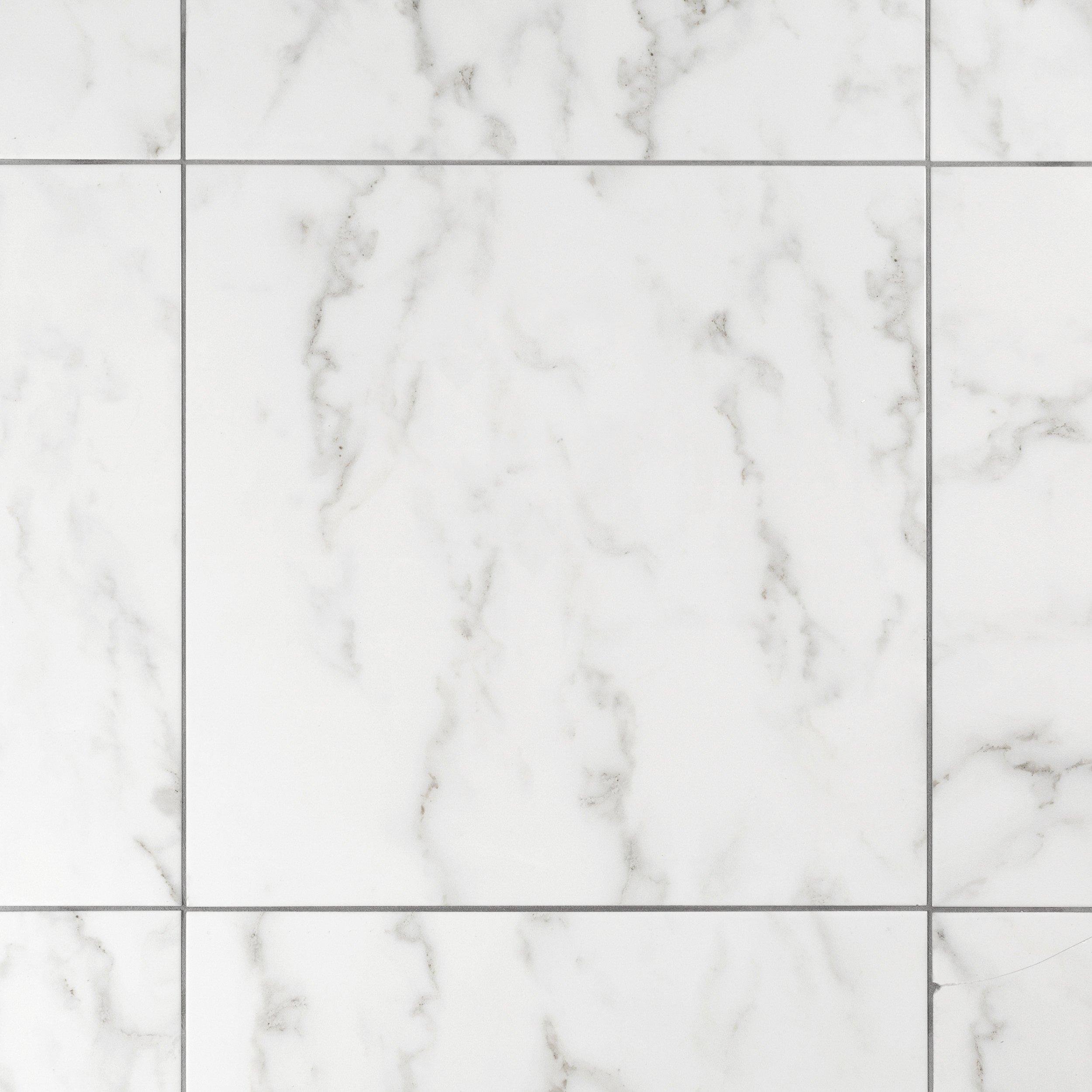 Silver White Ceramic Tile - 21 x 21 - 100011352 | Floor and Decor