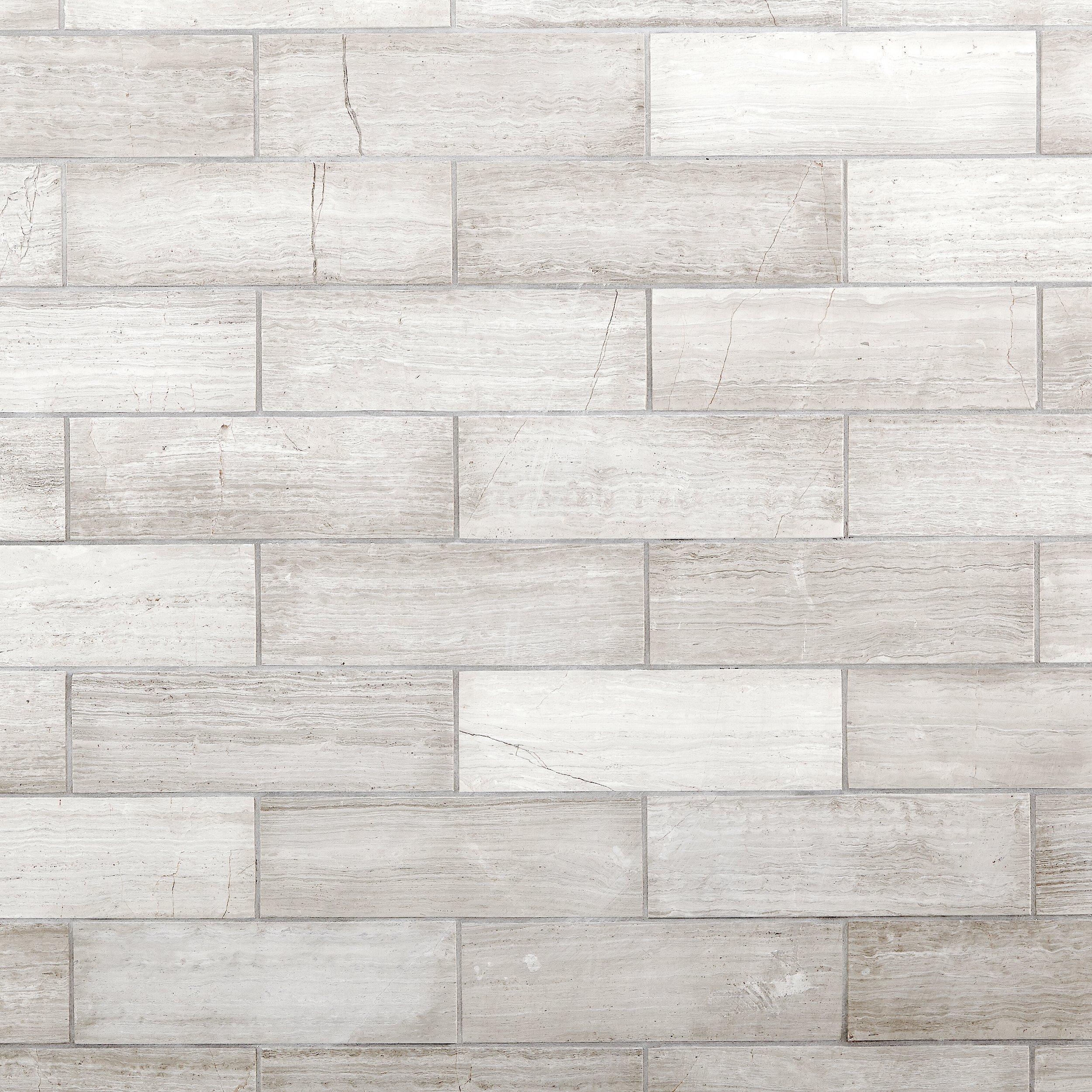 Bianco Orion Marble Tile - 4 x 12 - 100464858 | Floor and ...