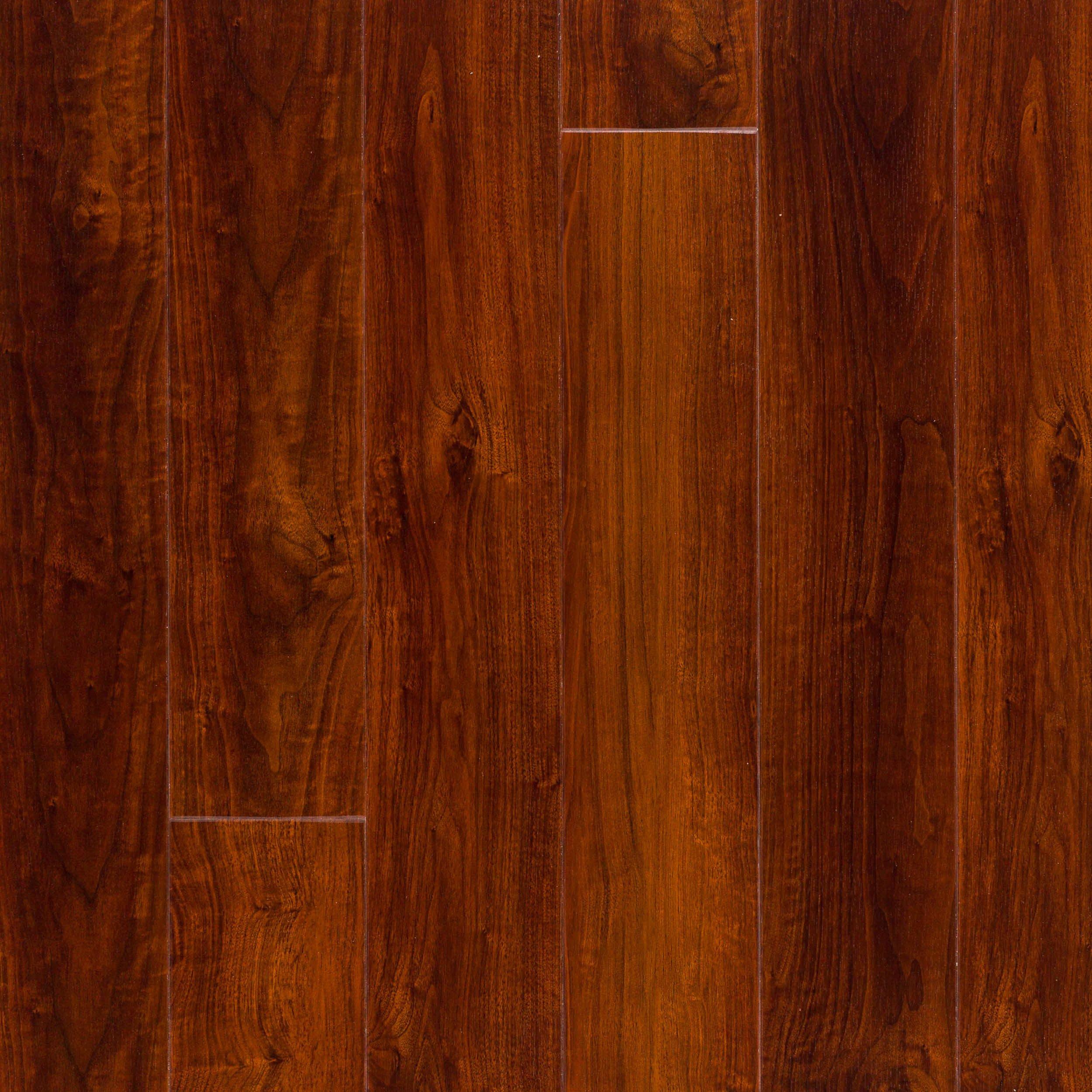 Cherry High Gloss Rigid Core Luxury Vinyl Plank Cork Back 6 5mm 100378884 Floor And Decor