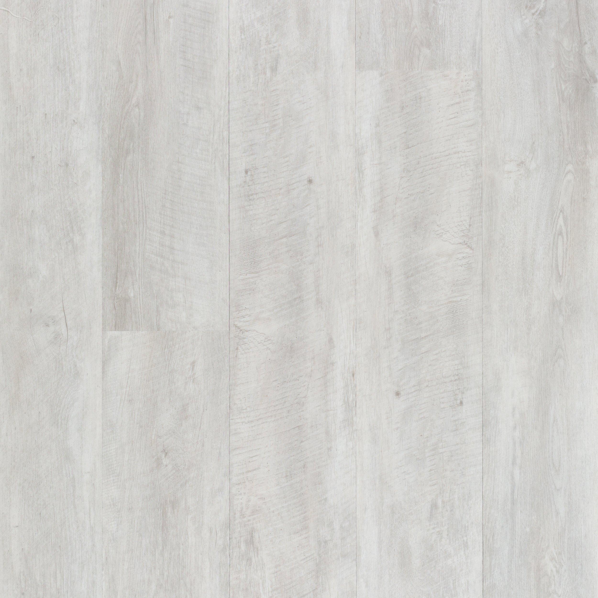 White Pewter Rigid Core Luxury Vinyl Plank - Cork Back - 6 ...