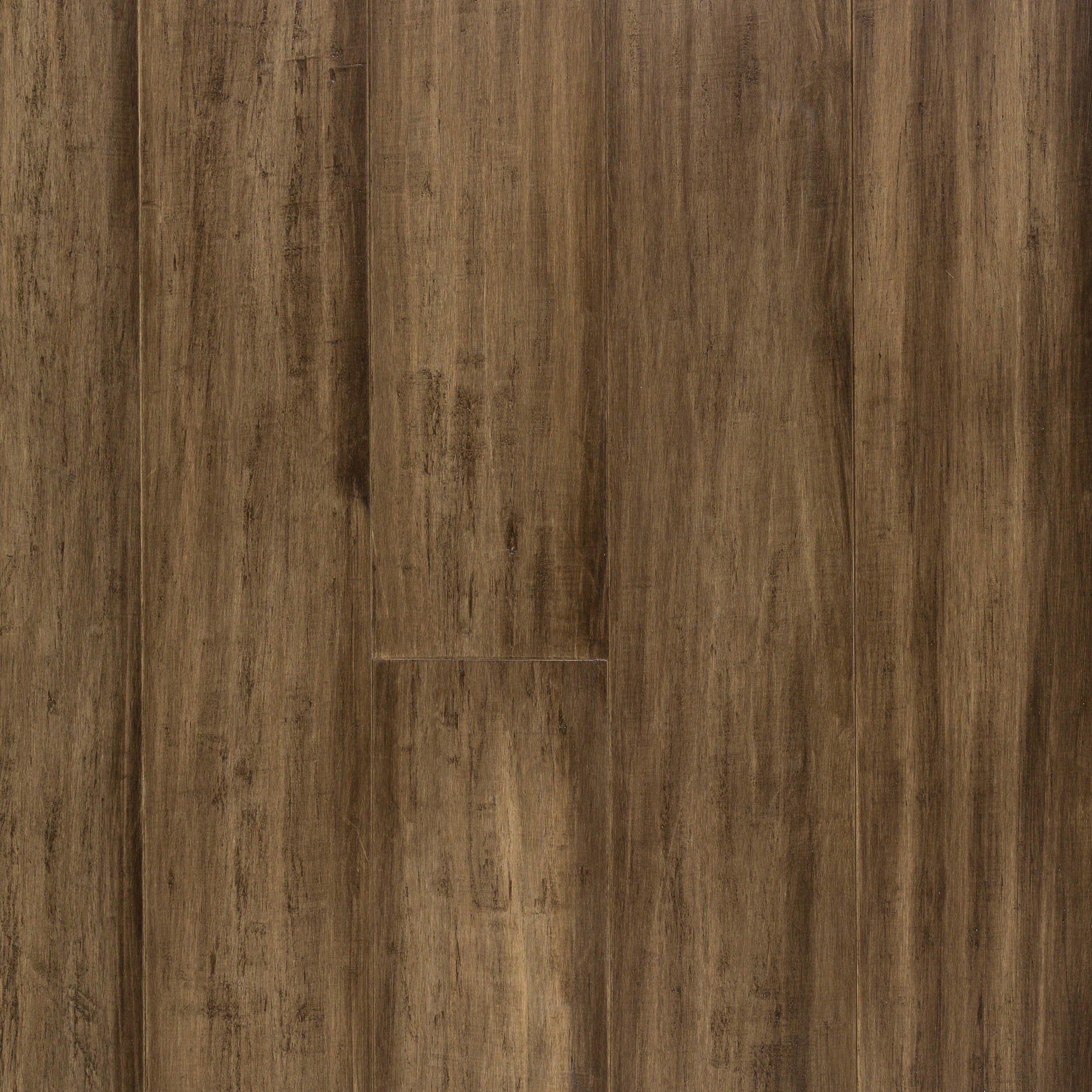 Vintage Taupe Hand Scraped Solid Stranded Bamboo 1 2in X 5in 100340983 Floor And Decor