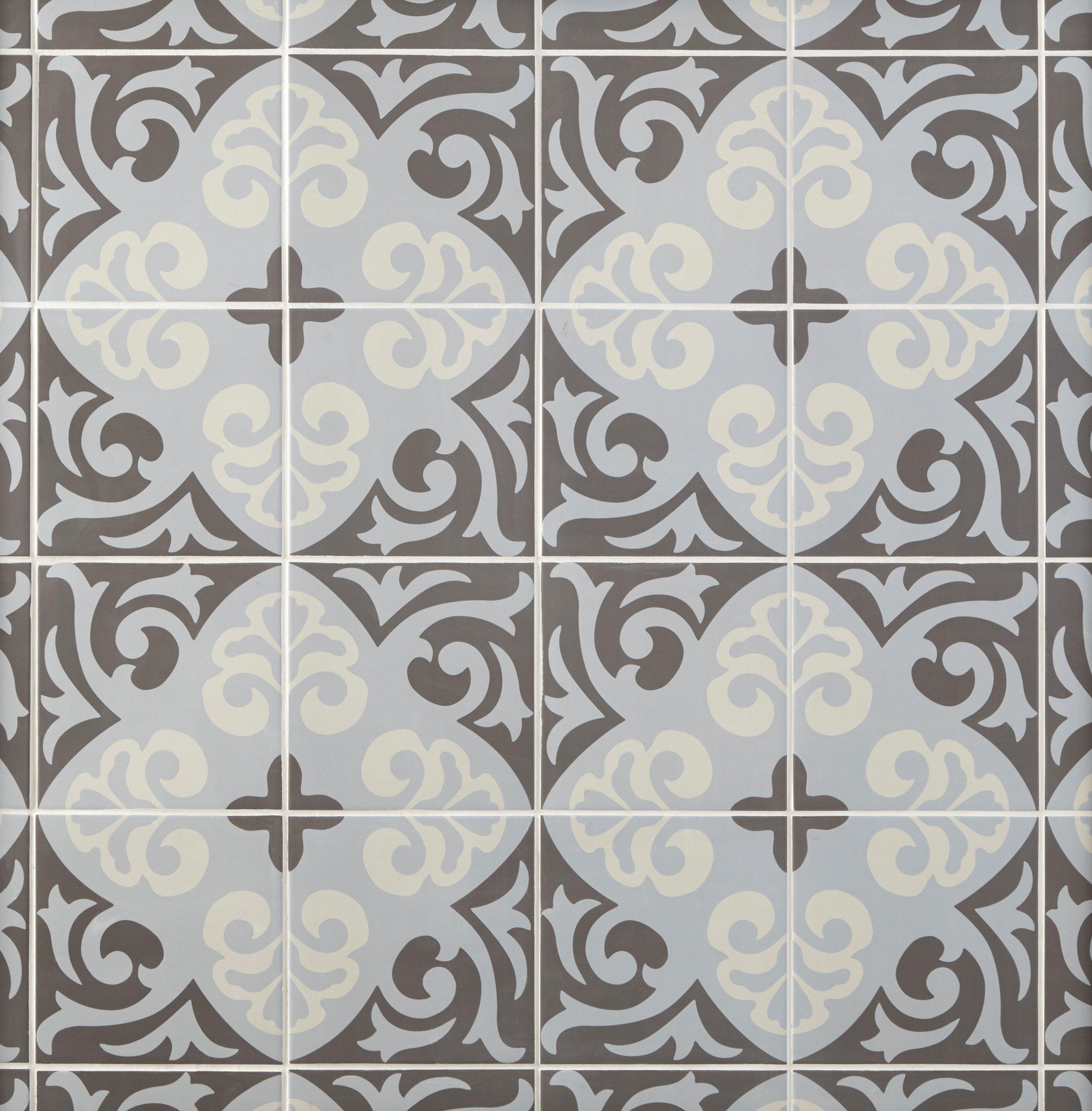 Peregalli Azul Porcelain Tile - 18 x 18 - 100340918 | Floor and Decor