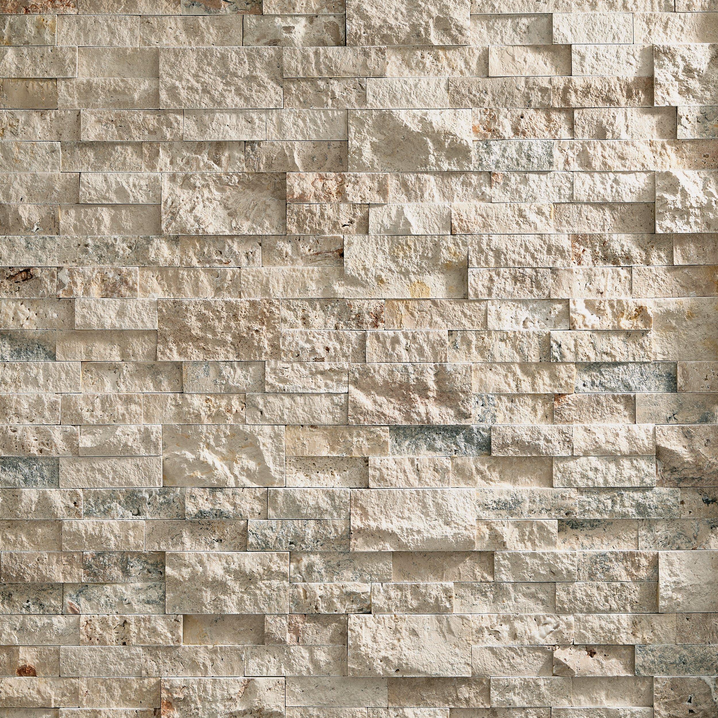 Celeste White Quartzite Panel Ledger 6 X 24 100568948 Floor And Decor