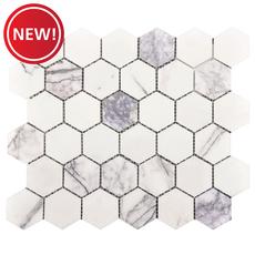 Arina Bianco Matte Porcelain Tile - 11 x 13 - 100604701 | Floor and Decor