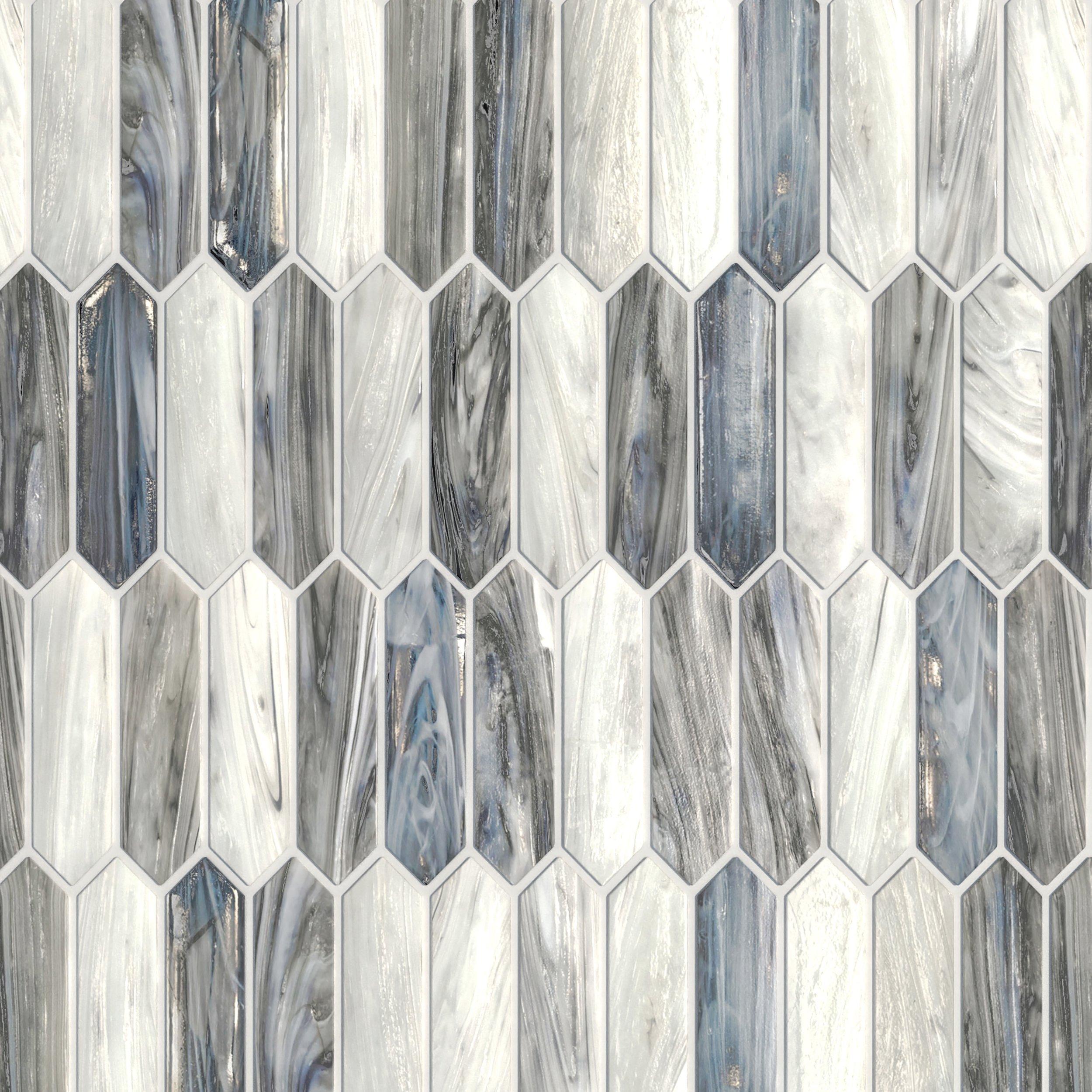 Daybreak Picket Glass Mosaic - 11 x 12 - 100707397 | Floor and Decor