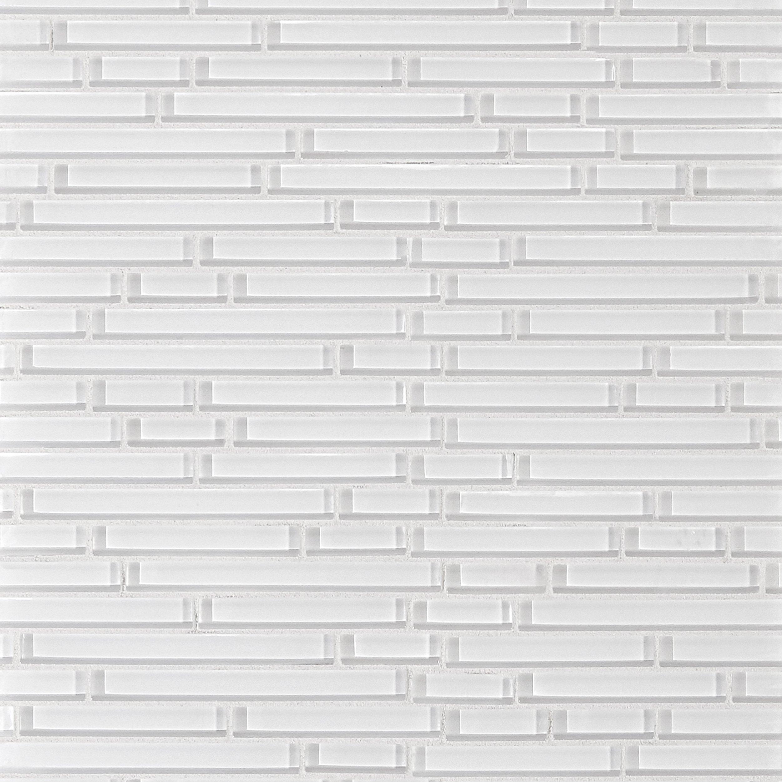 Cloud Linear Crystal Glass Mosaic 12 X 12 100032978 Floor