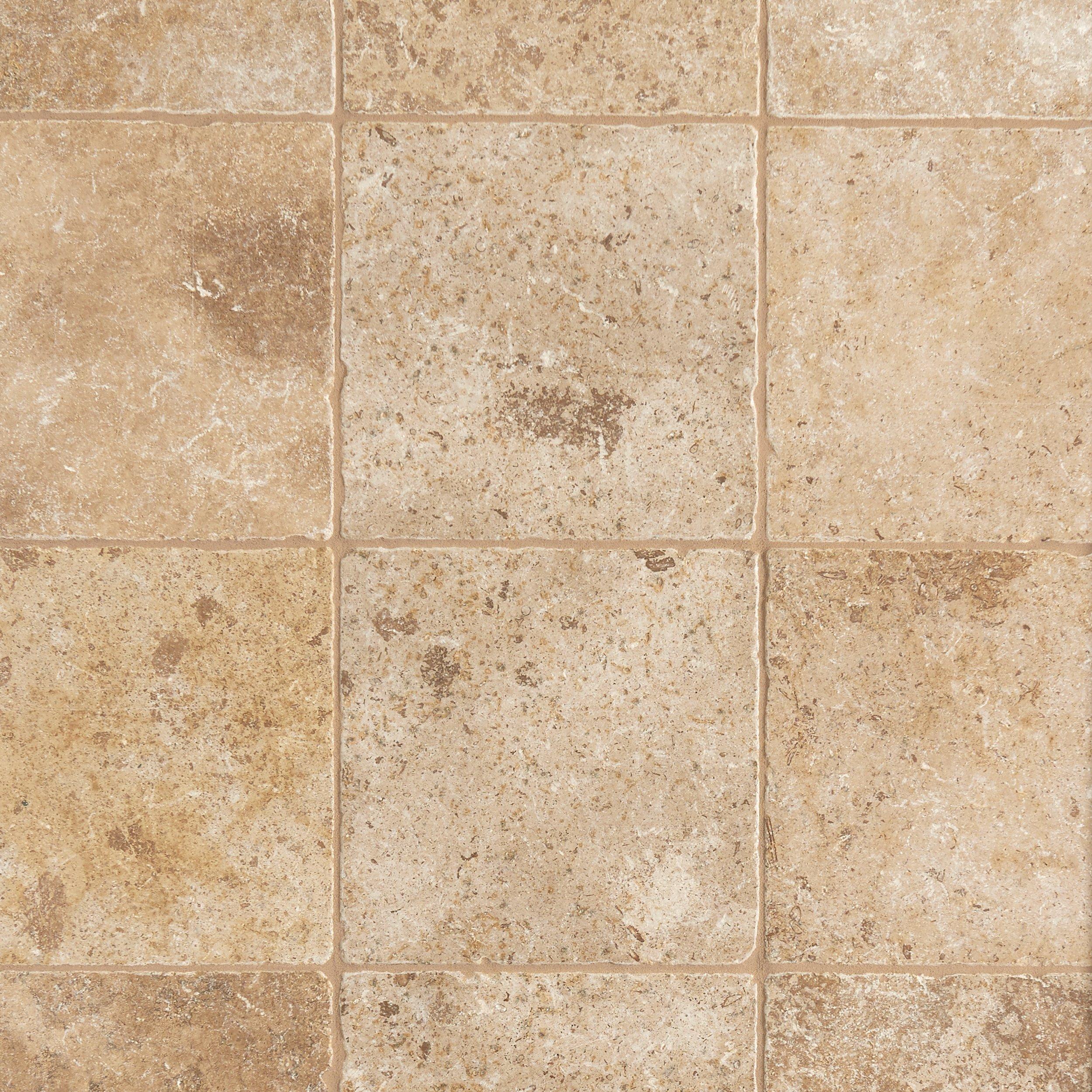 Noce Tumbled Travertine Tile - 6 X 6 - 932100268 | Floor And Decor