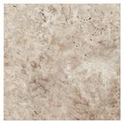 Argento Brushed Travertine Tile - 16 x 16 - 922101293 | Floor and Decor