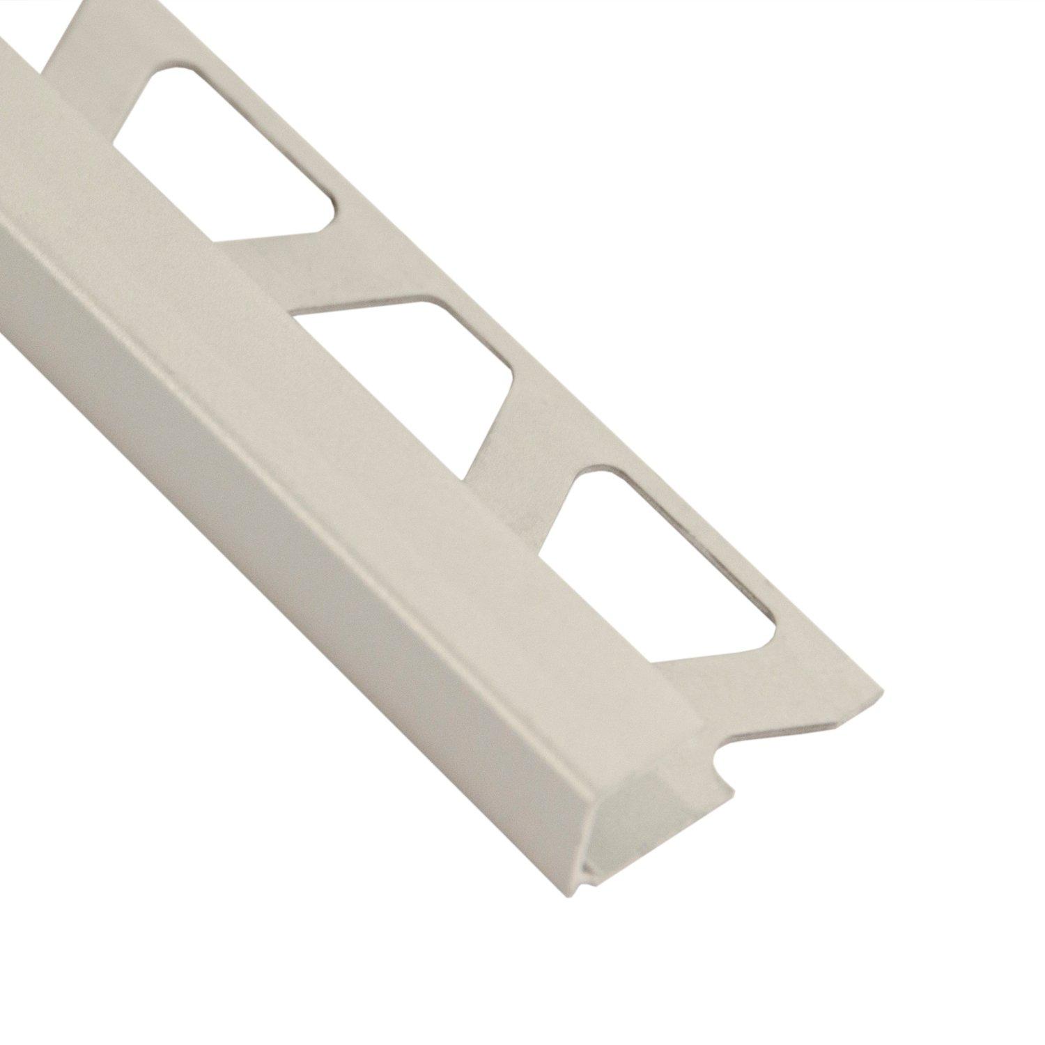 trim schluter edge square quadec 2in aluminum anodized satin matte